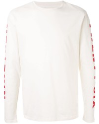 T-shirt manica lunga bianca di Kent & Curwen
