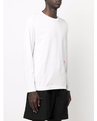 T-shirt manica lunga bianca di Stone Island Shadow Project