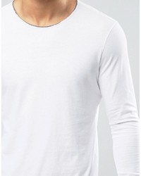 T-shirt manica lunga bianca di Sisley