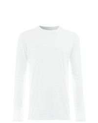 T-shirt manica lunga bianca di Majestic Filatures