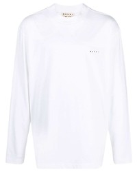 T-shirt manica lunga bianca di Marni
