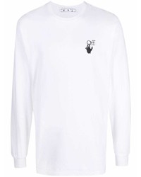 T-shirt manica lunga bianca di Off-White