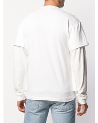 T-shirt manica lunga bianca di Ambush