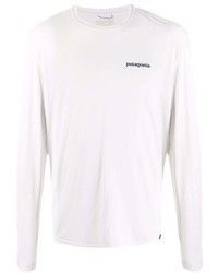 T-shirt manica lunga bianca di Patagonia
