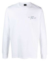 T-shirt manica lunga bianca di PS Paul Smith
