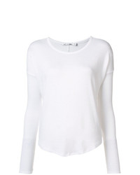 T-shirt manica lunga bianca di rag & bone/JEAN