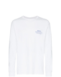 T-shirt manica lunga bianca di Reception