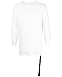 T-shirt manica lunga bianca di Rick Owens DRKSHDW