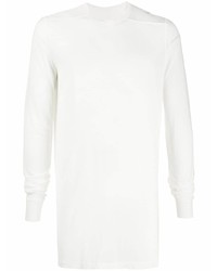T-shirt manica lunga bianca di Rick Owens