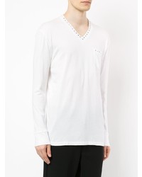 T-shirt manica lunga bianca di Loveless