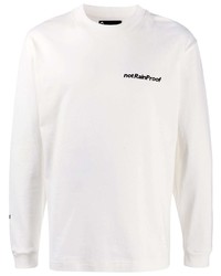 T-shirt manica lunga bianca di Styland