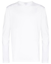 T-shirt manica lunga bianca di Sunspel