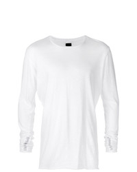T-shirt manica lunga bianca di Thom Krom