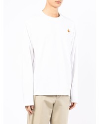 T-shirt manica lunga bianca di Kenzo