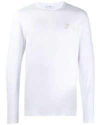 T-shirt manica lunga bianca di Versace Collection