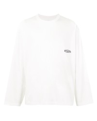 T-shirt manica lunga bianca di Wooyoungmi