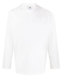 T-shirt manica lunga bianca di Y-3