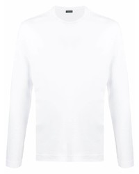 T-shirt manica lunga bianca di Zanone