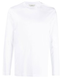 T-shirt manica lunga bianca di Zegna