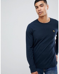 T-shirt manica lunga blu scuro di Abercrombie & Fitch
