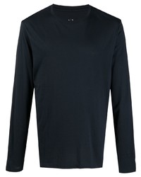 T-shirt manica lunga blu scuro di Armani Exchange