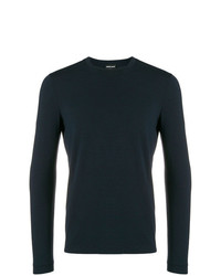 T-shirt manica lunga blu scuro di Giorgio Armani