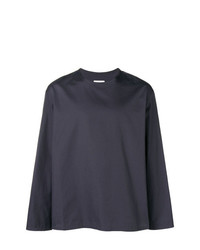 T-shirt manica lunga blu scuro di Lemaire