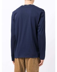 T-shirt manica lunga blu scuro di Polo Ralph Lauren