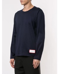 T-shirt manica lunga blu scuro di CK Calvin Klein