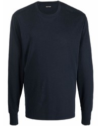 T-shirt manica lunga blu scuro di Tom Ford