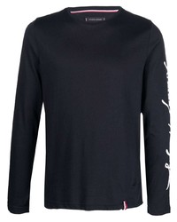 T-shirt manica lunga blu scuro di Tommy Hilfiger