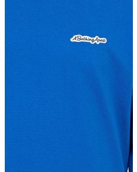 T-shirt manica lunga blu di A Bathing Ape