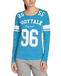 T-shirt manica lunga blu di Body Talk