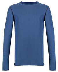 T-shirt manica lunga blu di Jil Sander
