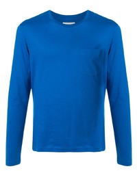 T-shirt manica lunga blu di Kent & Curwen