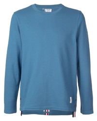 T-shirt manica lunga blu di Thom Browne