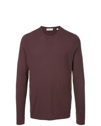T-shirt manica lunga bordeaux di Gieves & Hawkes