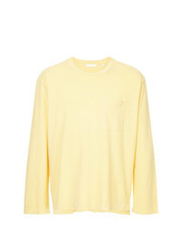 T-shirt manica lunga gialla