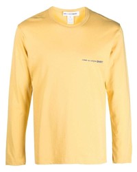 T-shirt manica lunga gialla di Comme Des Garcons SHIRT