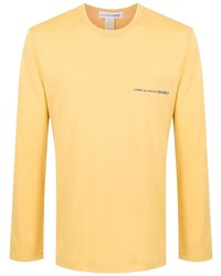 T-shirt manica lunga gialla di Comme Des Garcons SHIRT