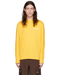 T-shirt manica lunga gialla di Jacquemus