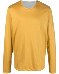 T-shirt manica lunga gialla di Sease