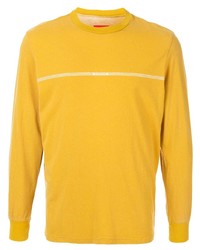 T-shirt manica lunga gialla di Supreme