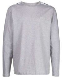 T-shirt manica lunga grigia di Moschino