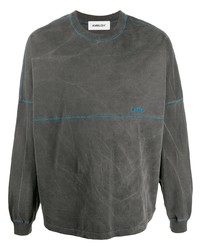 T-shirt manica lunga grigio scuro di Ambush