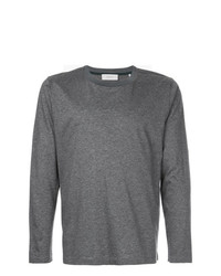 T-shirt manica lunga grigio scuro di Cerruti 1881