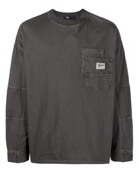 T-shirt manica lunga grigio scuro di FIVE CM