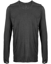 T-shirt manica lunga grigio scuro di Isaac Sellam Experience