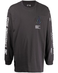 T-shirt manica lunga grigio scuro di Izzue
