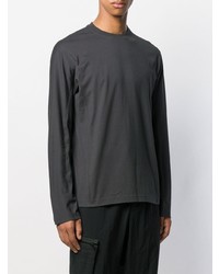 T-shirt manica lunga grigio scuro di Y-3